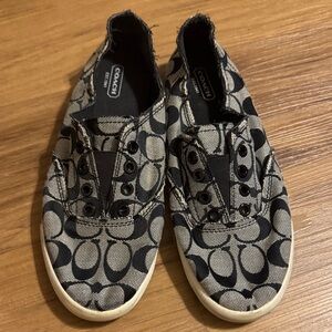 Women’s Coach Katie laceless canvas sneakers